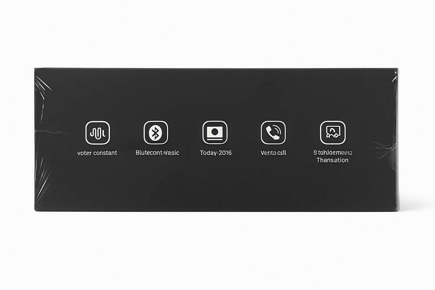 Sleek Black Smart Glasses with Integrated Camera