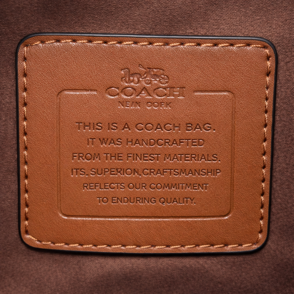 Signature Canvas Shoulder Bag with Gold-Tone Chain Strap